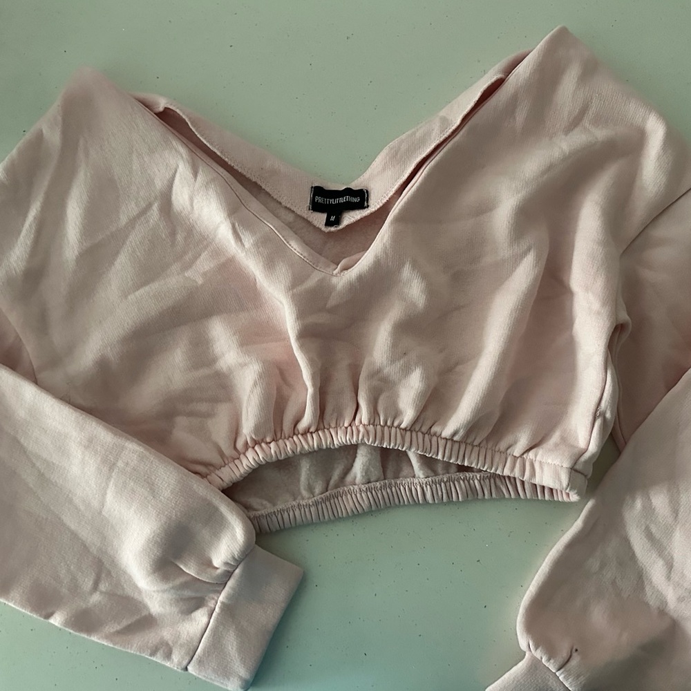 Off the shoulder Crop sweater